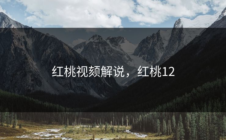 红桃视颏解说，红桃12